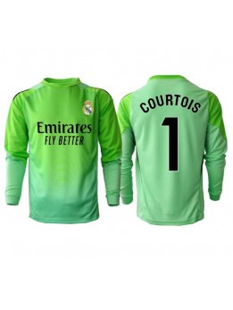 Real Madrid Thibaut Courtois #1 Målvakt Replika Borta Kläder 2025-26 Långärmad